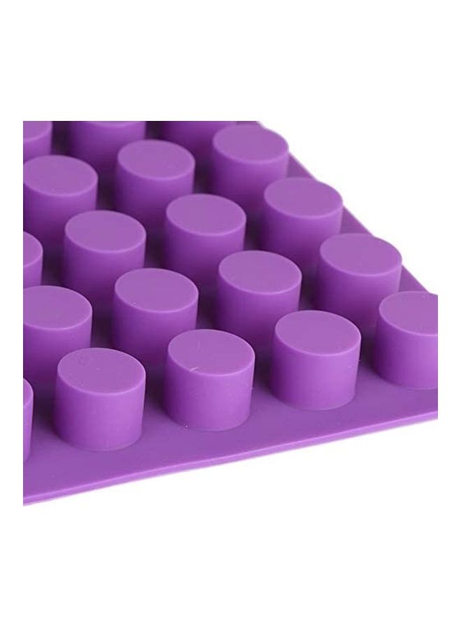 Baking Supplies 88 Cavities Mini Round Small Cheesecake Silicone Molds for Chocolate Clover Jelly Candy Ice Mold Purple 11.76x11.22x0.8inch Baking Supplies 88 Cavities Mini Round Small Cheesecake Silicone Molds for Chocolate Clover Jelly Candy Ice Mold Purple 11.76x11.22x0.8inch